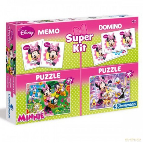 CLEMENTONI Super Kit Minnie 2X30+Memo+Domino [PUZZLE]