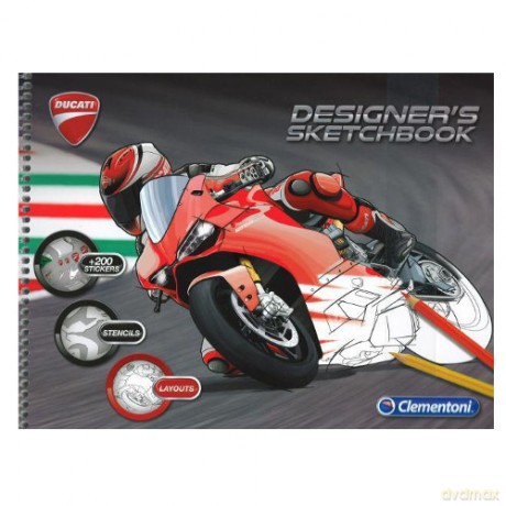 CLEMENTONI Szkicownik - Motocykle Ducati