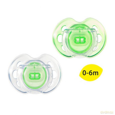 CTN Smoczek uspakajający AIR 0-6m x2 zielony