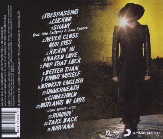 Adam Lambert: Trespassing (Deluxe Version) [CD]