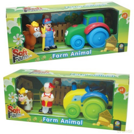 FARMA Zestaw Autko i 2 figurki, 2 rodzaje [FIGURKA]