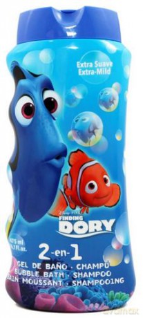 Finding Dory 2 w 1 Płyn do kąpieli i szampon 475 ml