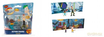 FINEASZ I FERB Dwie figurki ze scenografią, 3 ass. [FIGURKA]