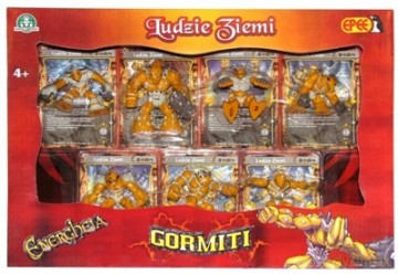 GORMITI MYTHOS Energheia Ludzie Ziemi, 7 figurek z kartami [FIGURKA]