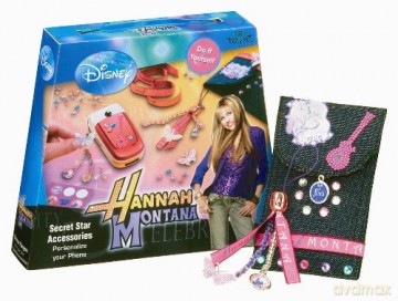 HANNAH MONTANA Ozdoby na telefon zestaw