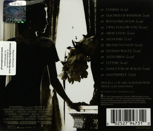 W.E. soundtrack (W.E. Królewski Romans) [CD]