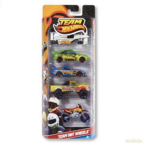 Hot Wheels Team 5-pak