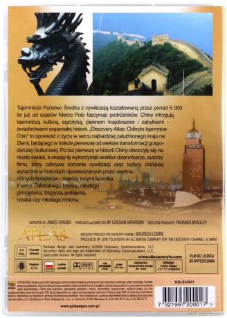 Discovery Atlas: Odkryte tajemnice Chin [DVD]