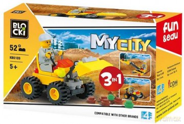 Klocki Blocki MyCity 3w1 52 el. [KLOCKI]