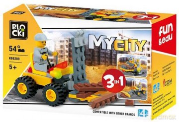 Klocki Blocki MyCity 3w1 54 el. [KLOCKI]
