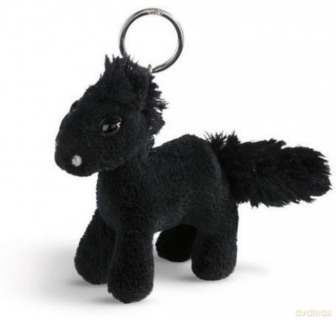 Koń Black Cassis, 10 cm brelok (stojący)