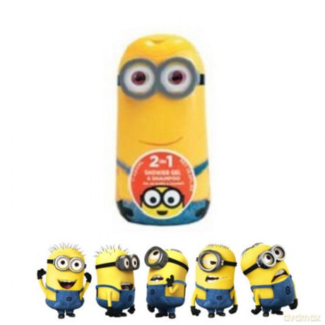 Minionki 2w1 Żel pod prysznic i szampon 3D 400ml