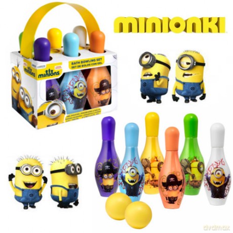 Minionki Kręgle, zestaw kosmetyków szampon + żel pop prysznic