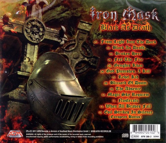 Iron Mask: Black As Death [CD]