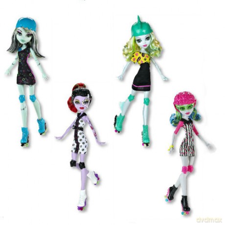 Monster High upiorni uczniowie na rolkach asor