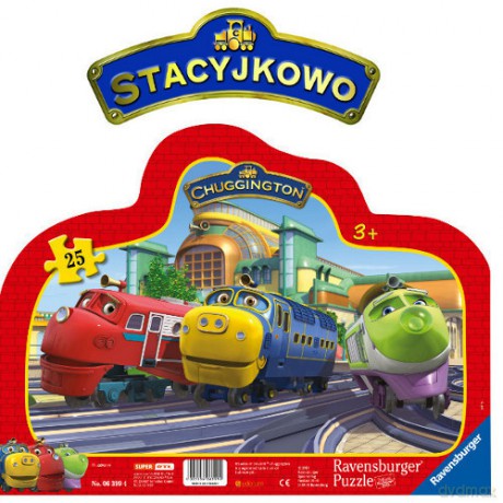 Puzzle ramkowe 25 el. Chuggington Lokomotywy