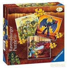 RAVENSBURGER 3 w 1 - Gormiti [PUZZLE]