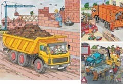 RAVENSBURGER 3x49 el. - Pojazdy [PUZZLE]