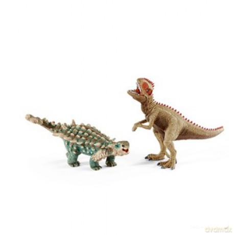 SCHLEICH Zestaw mały Sajchania i Gigantosaurus