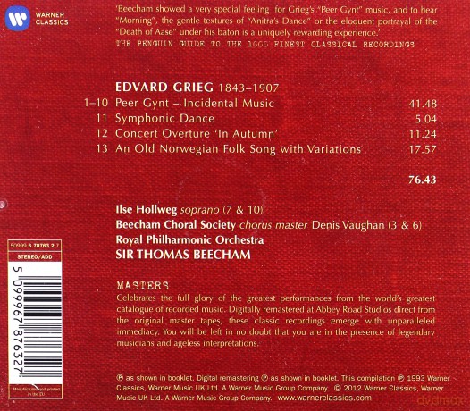 Thomas Beecham: Peer Gynt Etc [CD]