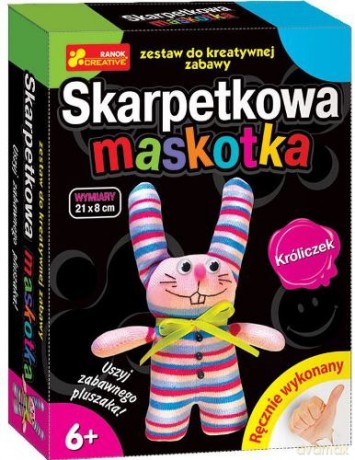 Zestaw kreatywny Skarpetkowa maskotka Króliczek