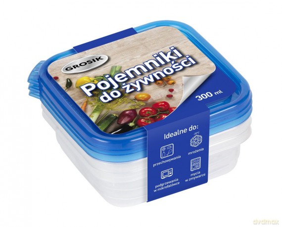 Sarantis Jan Niezbędny Grosik Pojemniki na żywność 300ml 3szt