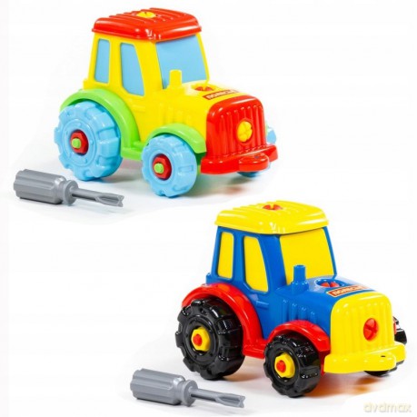 Klocki-transport Traktor 20 el. [KLOCKI]