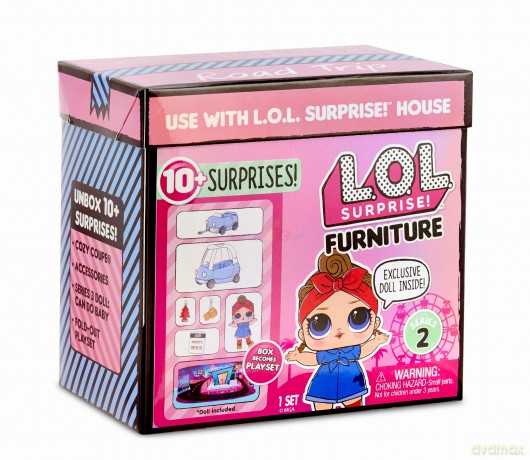 L.O.L. Surprise Mebelki z lalką, podróż samochodem