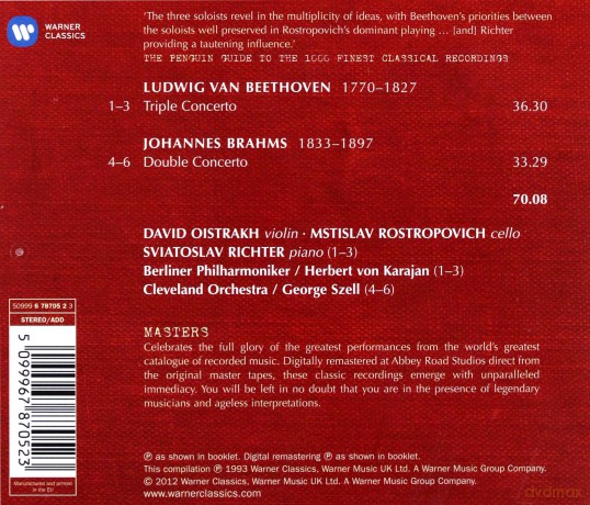 Karajan: Triple Concerto [CD]