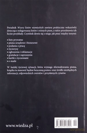 Wzory listów niemieckich [KSIĄŻKA]