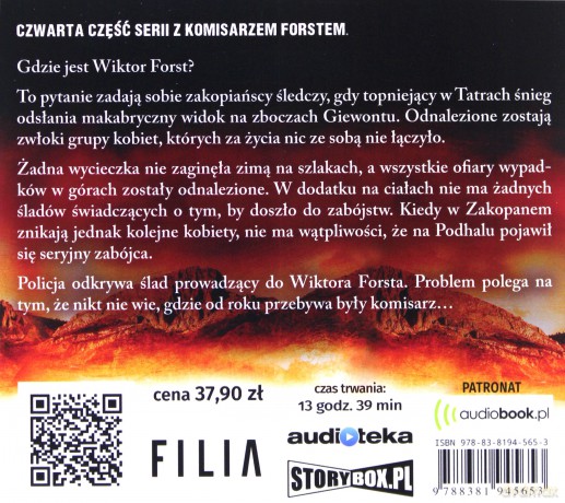 Deniwelacja. Seria z komisarzem Forstem (Tom 4) - Remigiusz Mróz [AUDIOBOOK]