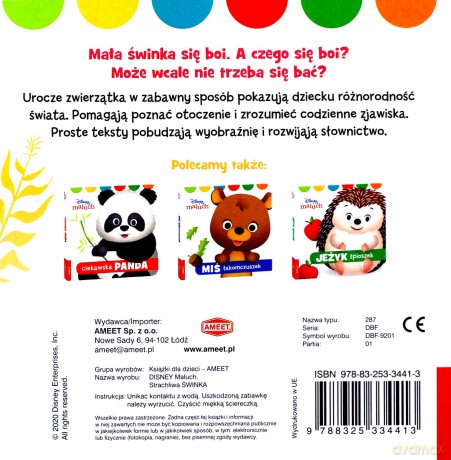 Disney maluch strachliwa świnka [KSIĄŻKA]