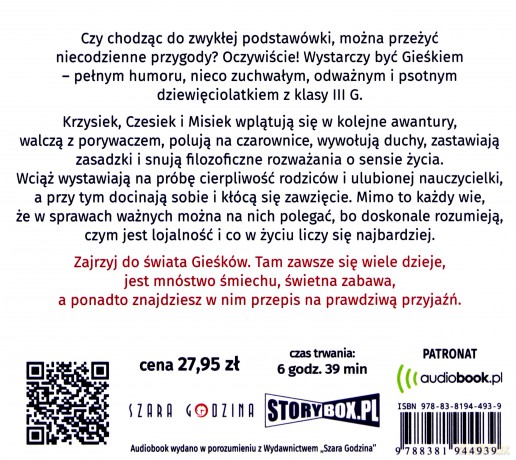 Gieśki. Księga przygód - Katarzyna Kielecka [AUDIOBOOK]