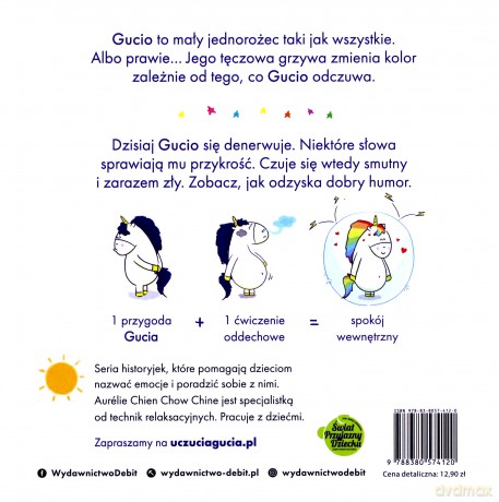 Gucio się denerwuje. Uczucia Gucia - Aurelie Chien Chow Chine [KSIĄŻKA]