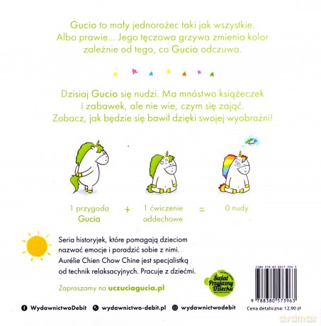 Gucio się nudzi. Uczucia Gucia - Aurelie Chien Chow Chine [KSIĄŻKA]