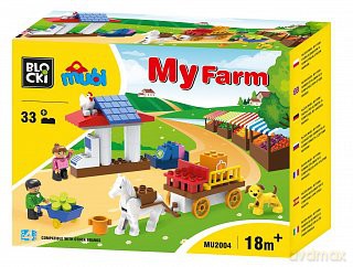 Klocki Blocki 33 el. MUBI MyFarm Toys 4 [KLOCKI]