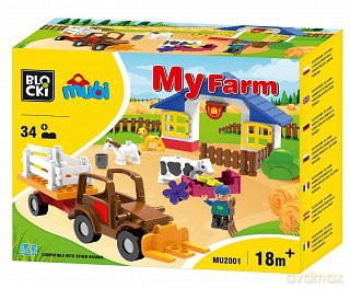Klocki Blocki 34 el. MUBI MyFarm Toys 4 [KLOCKI]