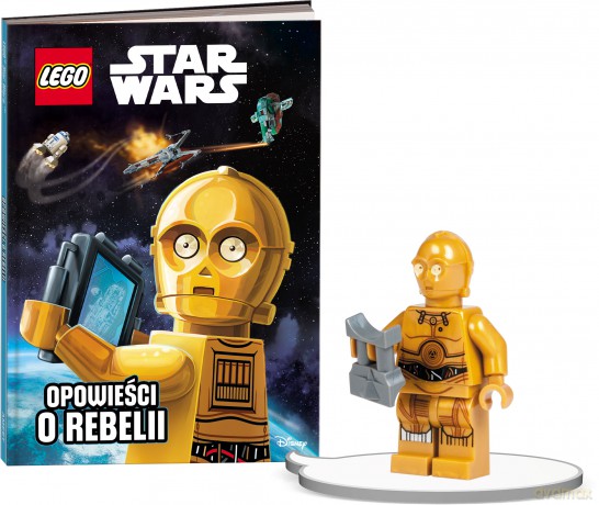 Książka do czytania Lego Star Wars z minifigurką [KSIĄŻKA]