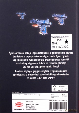 Książka do czytania Lego Star Wars z minifigurką [KSIĄŻKA]