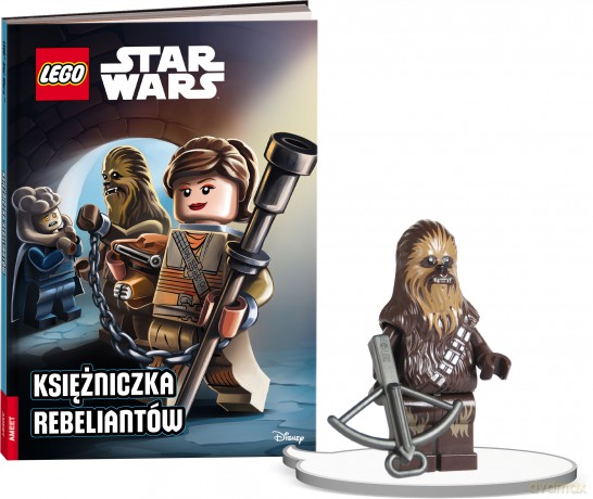 Książka do czytania Lego Star Wars z minifigurką Chewbacca [KSIĄŻKA]