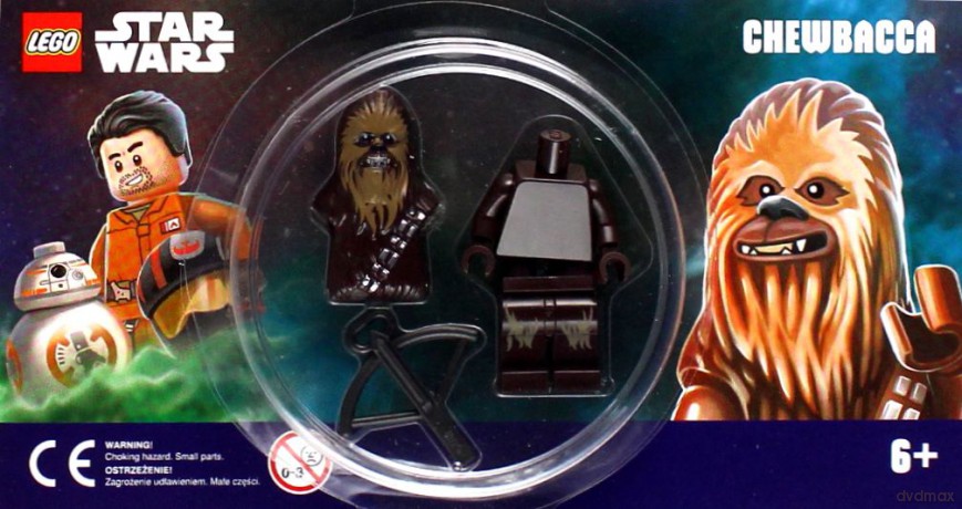 Książka do czytania Lego Star Wars z minifigurką Chewbacca [KSIĄŻKA]