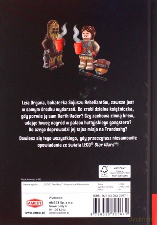 Książka do czytania Lego Star Wars z minifigurką Chewbacca [KSIĄŻKA]