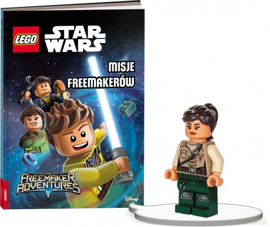 Książka do czytania Lego Star Wars z minifigurką Kordi [KSIĄŻKA]