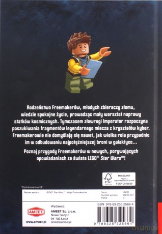 Książka do czytania Lego Star Wars z minifigurką Kordi [KSIĄŻKA]