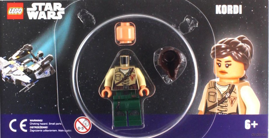 Książka do czytania Lego Star Wars z minifigurką Kordi [KSIĄŻKA]