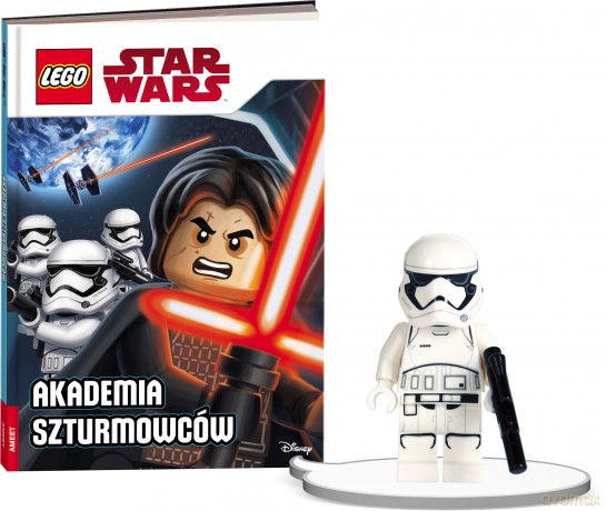 Książka do czytania Lego Star Wars z minifigurką Szturmowca [KSIĄŻKA]