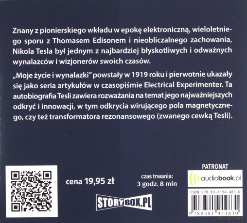 Moje życie i wynalazki - Nikola Tesla [AUDIOBOOK]