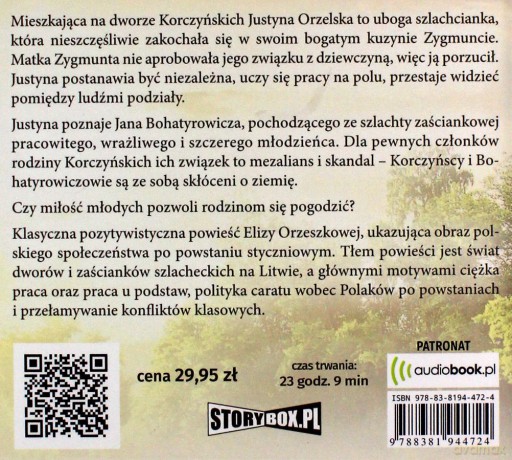 Nad Niemnem - Eliza Orzeszkowa [AUDIOBOOK]