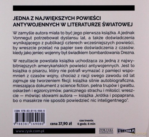 Rzeźnia numer pięć - Kurt Vonnegut [AUDIOBOOK]