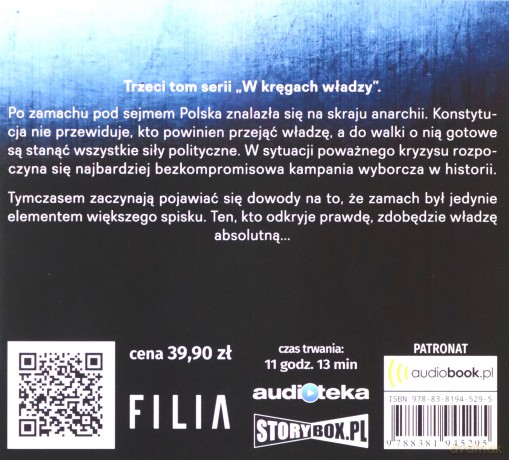 Władza absolutna. W kręgach władzy (Tom 3) - Remigiusz Mróz [AUDIOBOOK]